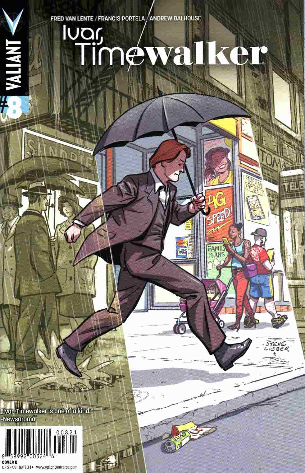 Ivar Timewalker #8 Cover B- Lieber [Valiant Comic] THUMBNAIL