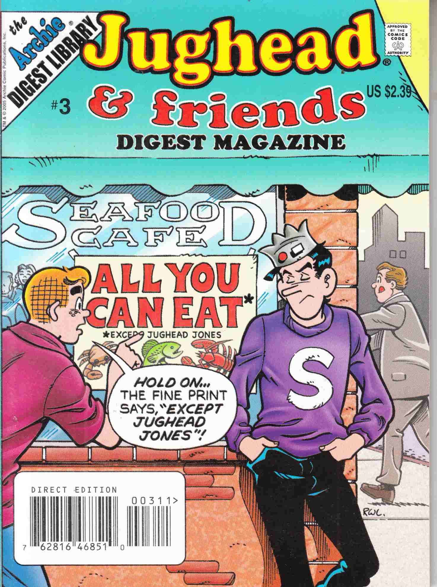 Jughead and Friends Digest #3 Near Mint (9.4) ([Archie Comic] THUMBNAIL