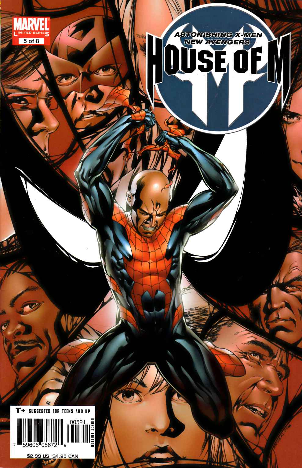 House of M #5 McKone Variant Cover Very Fine (8.0) [Marvel Comic] THUMBNAIL