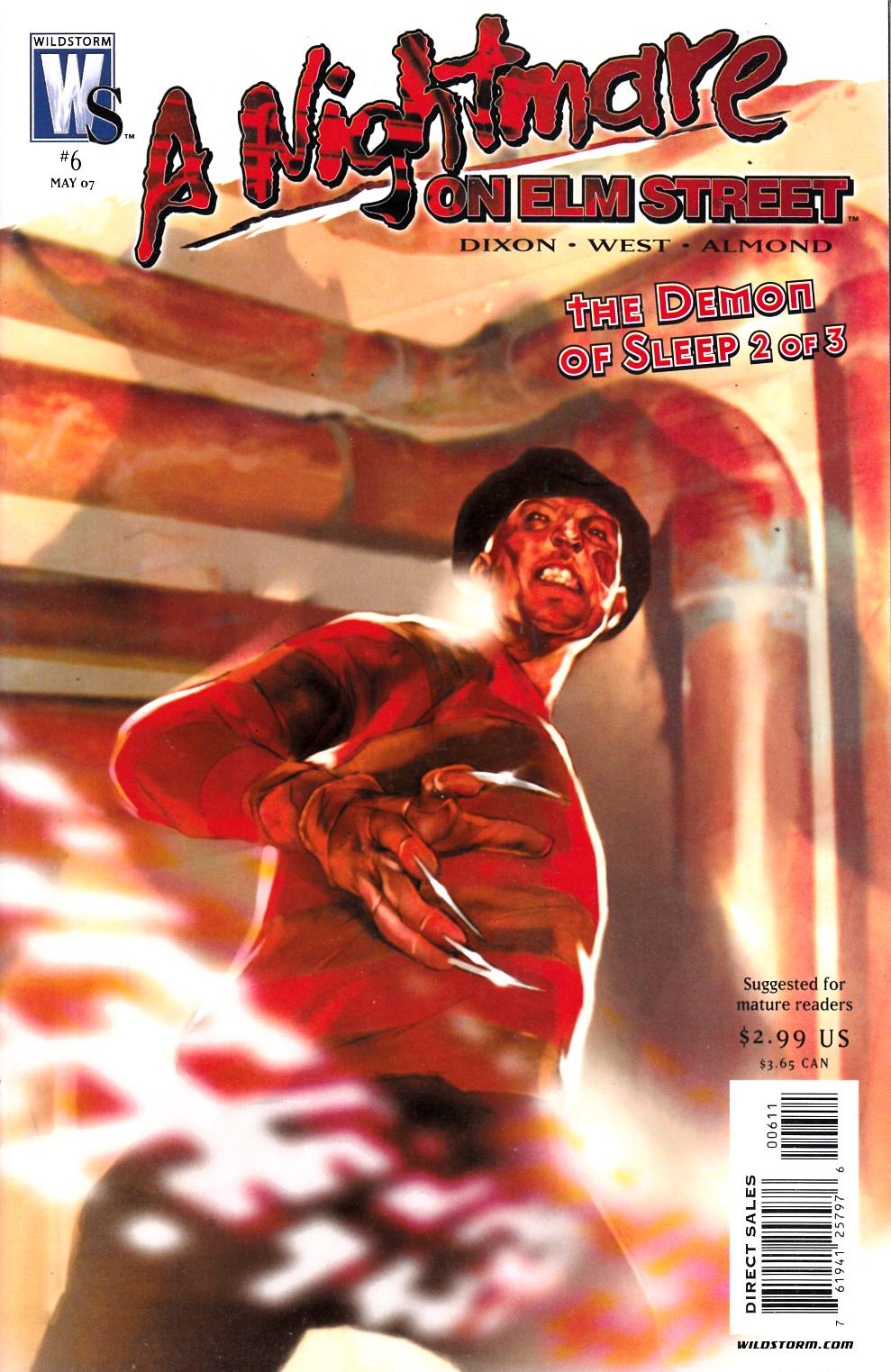 Nightmare on Elm Street #6 Near Mint Minus (9.2) [DC Comic] LARGE