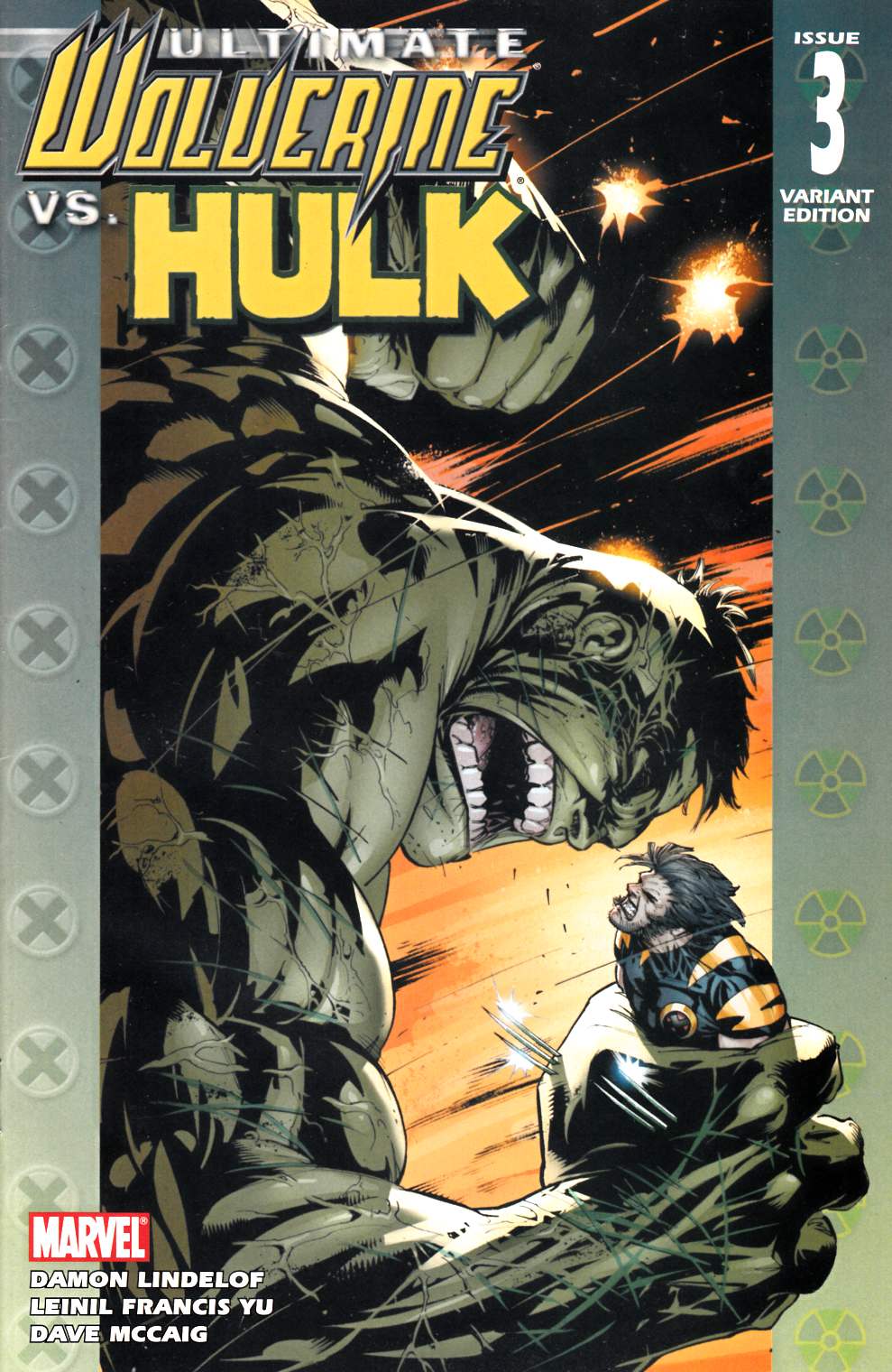 Ultimate Wolverine vs Hulk #3 Kubert Variant Cover Very Fine (8.0) [Marvel Comic] LARGE