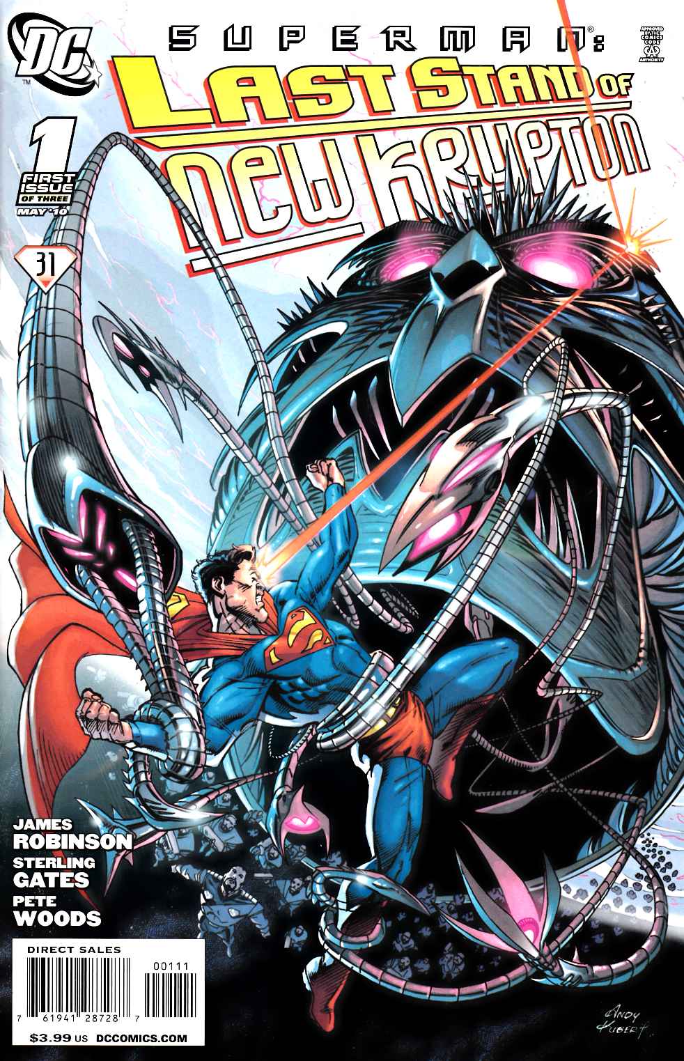 Superman Last Stand of New Krypton #1 Very Fine (8.0) [DC Comic]