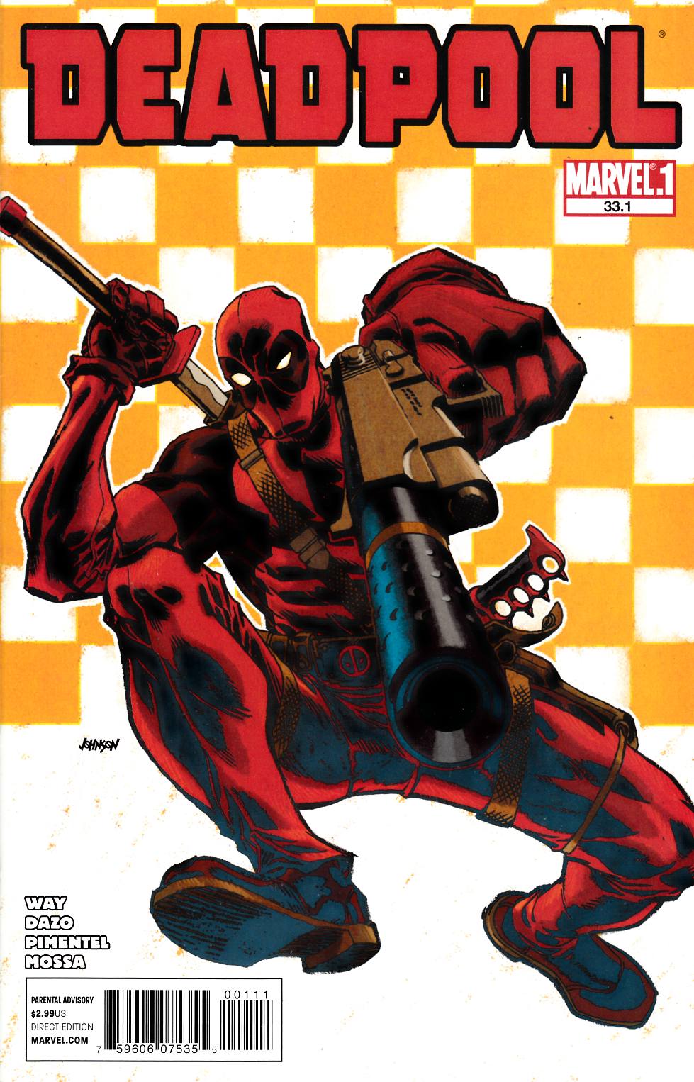 Deadpool #33.1 Near Mint (9.4) [Marvel Comic]