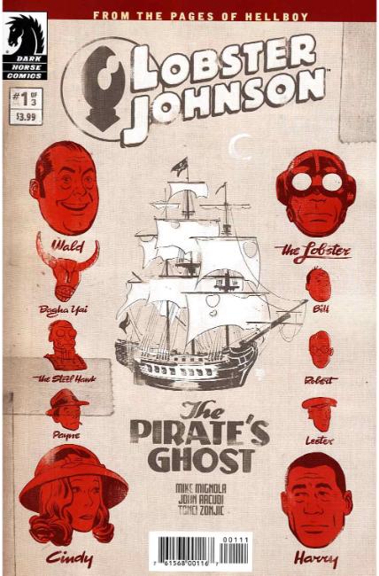 Lobster Johnson Pirates Ghost #1 [Dark Horse Comic] THUMBNAIL