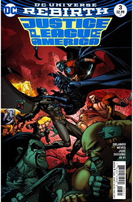 Justice League of America #3 Mahnke Variant Cover [DC Comic] LARGE