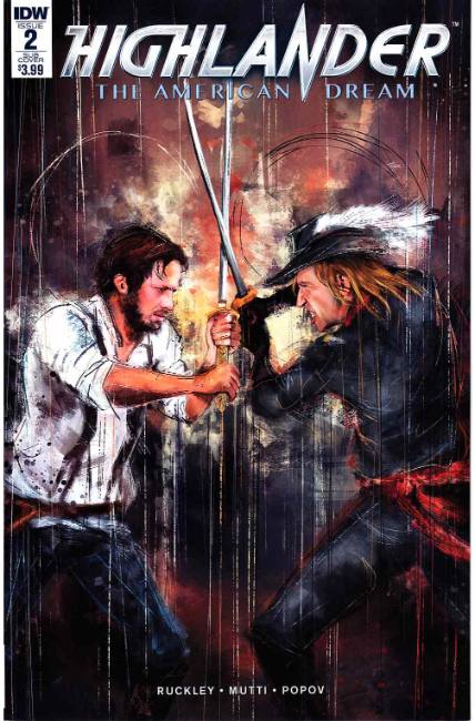 Highlander The American Dream 2 Subscription Cover Idw Comic View Enlarged Image