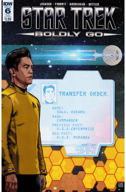 Star Trek Boldly Go #6 Subscription Cover [IDW Comic] LARGE