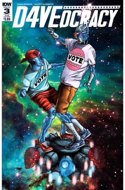 D4Veocracy #3 Subscription Cover [IDW Comic] THUMBNAIL