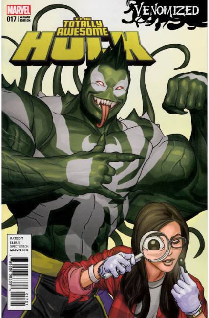 Totally Awesome Hulk #17 Choi Venomized Variant Cover [Marvel Comic] THUMBNAIL