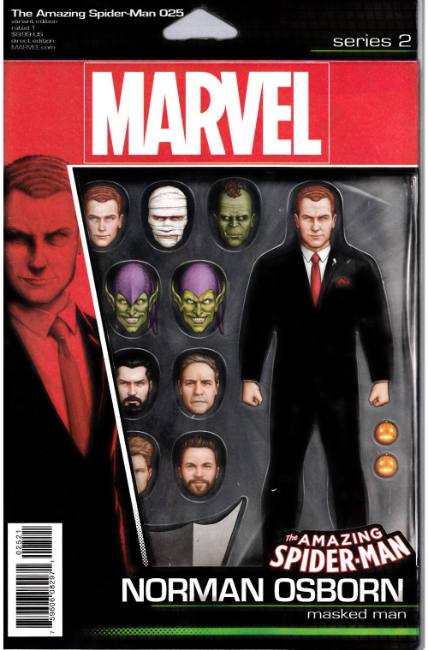 Amazing Spider-Man #25 Christopher Action Figure Variant Cover [Marvel Comic] THUMBNAIL