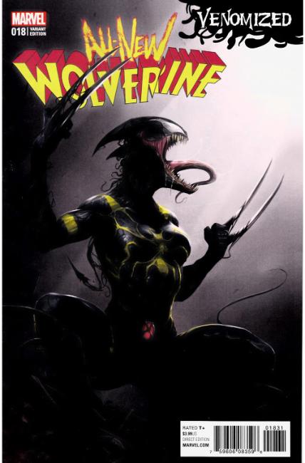 All New Wolverine #18 Mattina Venomized Variant Cover Near Mint (9.4) [Marvel Comic] THUMBNAIL