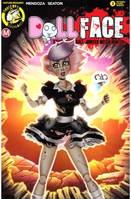 Dollface #3 Cover D- Sunset Tattered & Torn [Action Lab Comic] THUMBNAIL