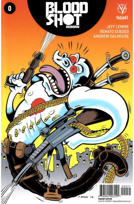 Bloodshot Reborn #0 Cover E- Bagge Incentive [Valiant Comic] THUMBNAIL