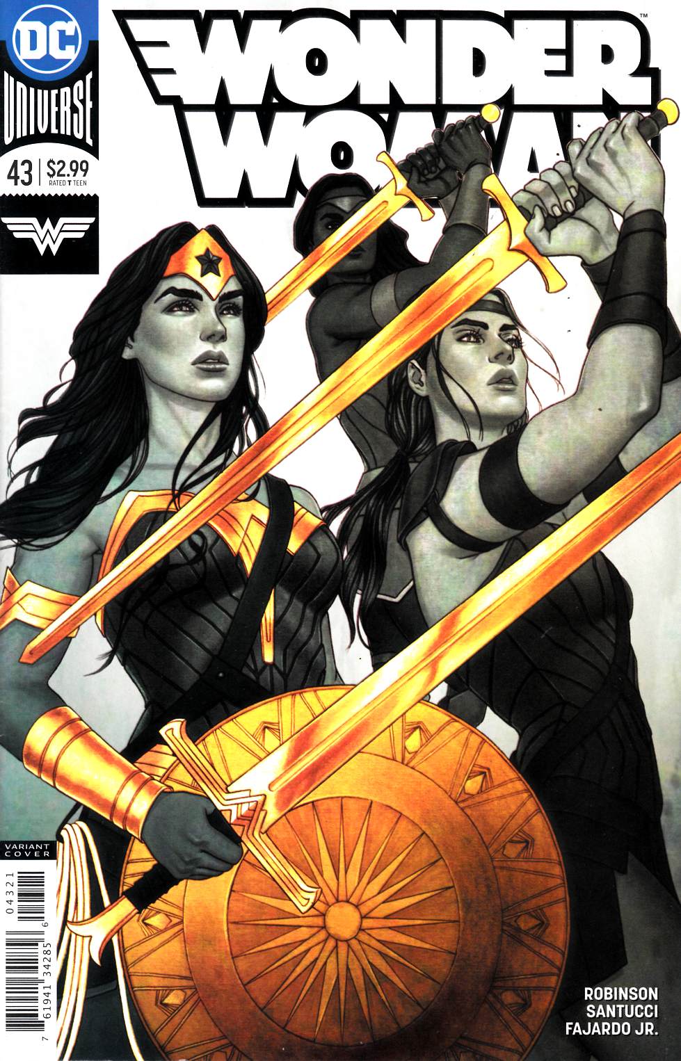 Wonder Woman #43 Frison Variant Cover Fine/Very Fine (7.0) [DC Comic]