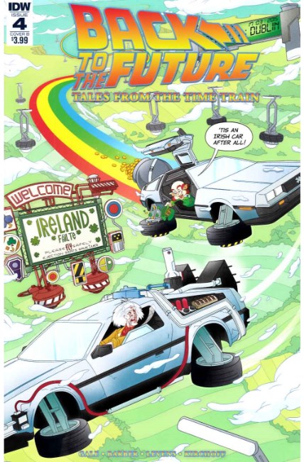 Back to the Future Time Train #4 Cover B [IDW Comic] THUMBNAIL