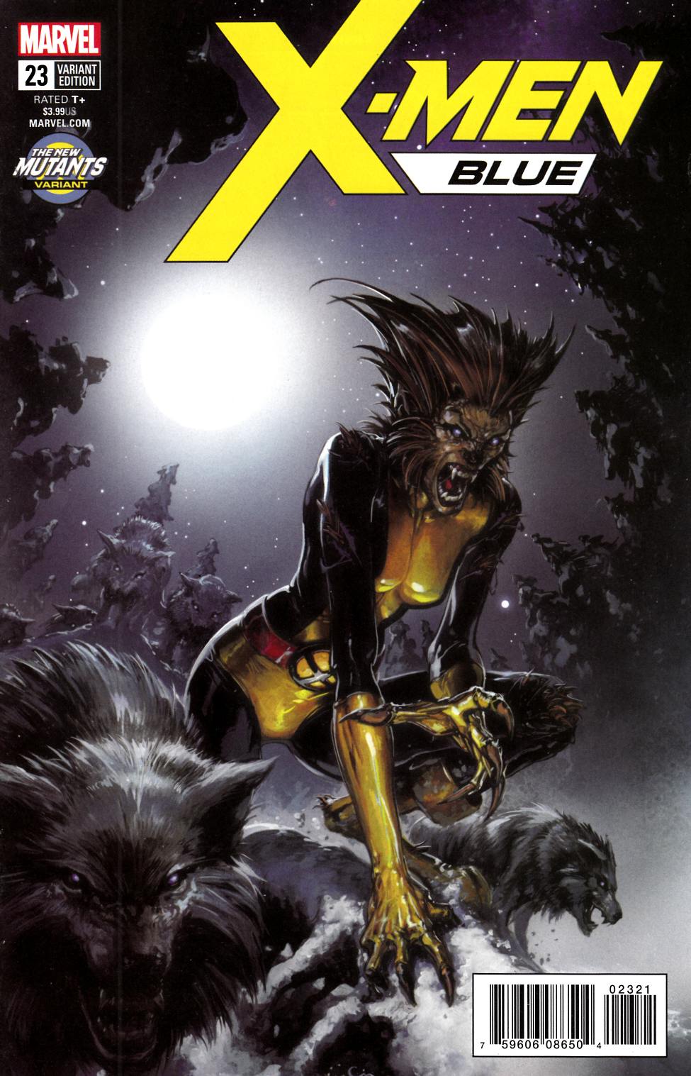 X-Men Blue #23 Crain New Mutants Variant Cover [Marvel Comic] LARGE