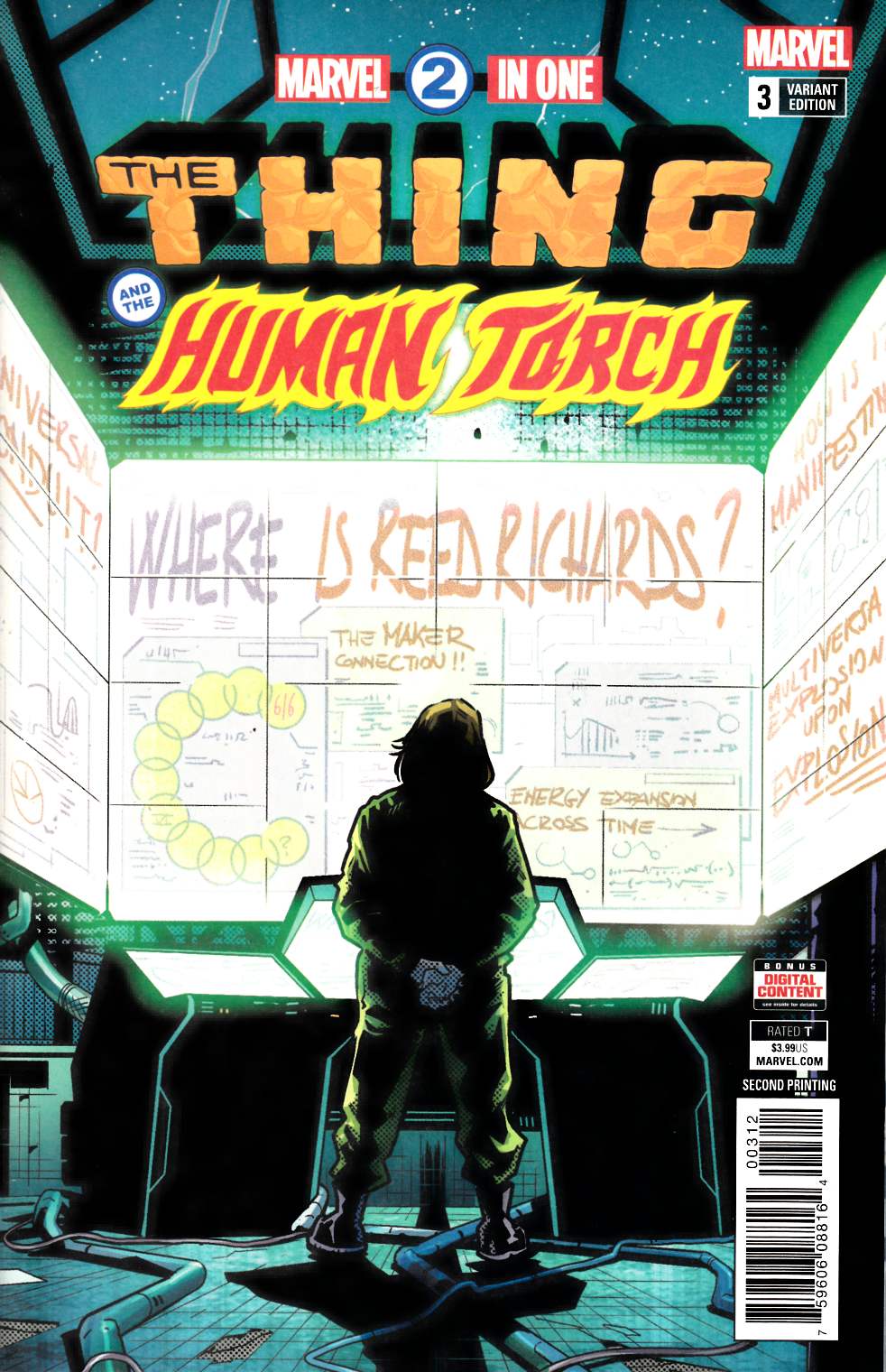 Marvel Two-In-One #3 Second Printing [Marvel Comic] LARGE