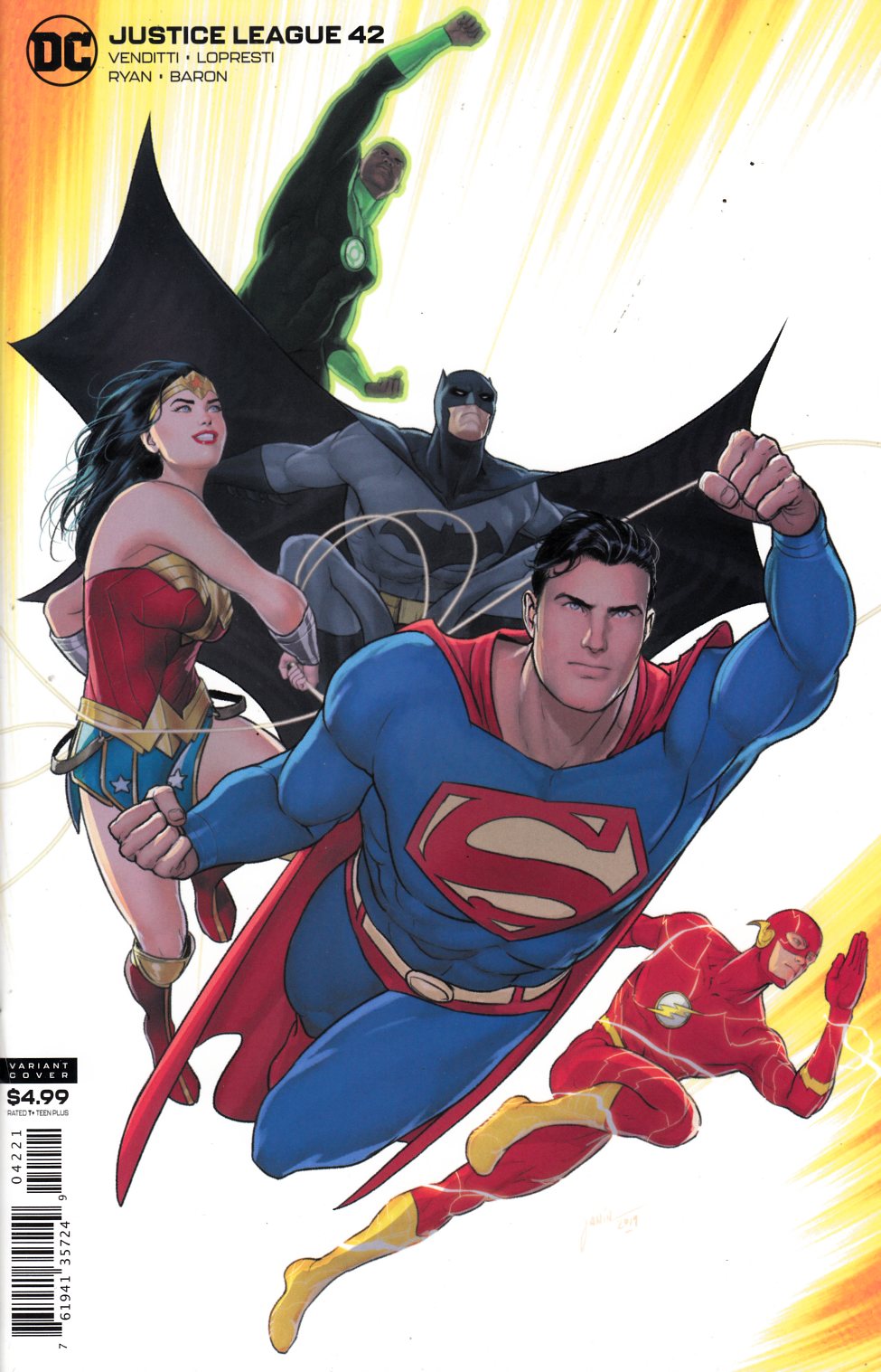 Justice League #42 Janin Variant Cover Near Mint (9.4) [DC Comic] THUMBNAIL