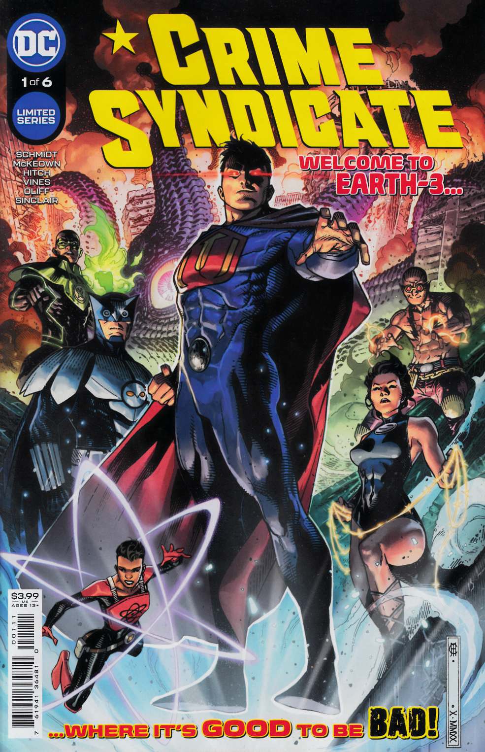 Crime Syndicate #1 Cover A Near Mint (9.4) [DC Comic] LARGE