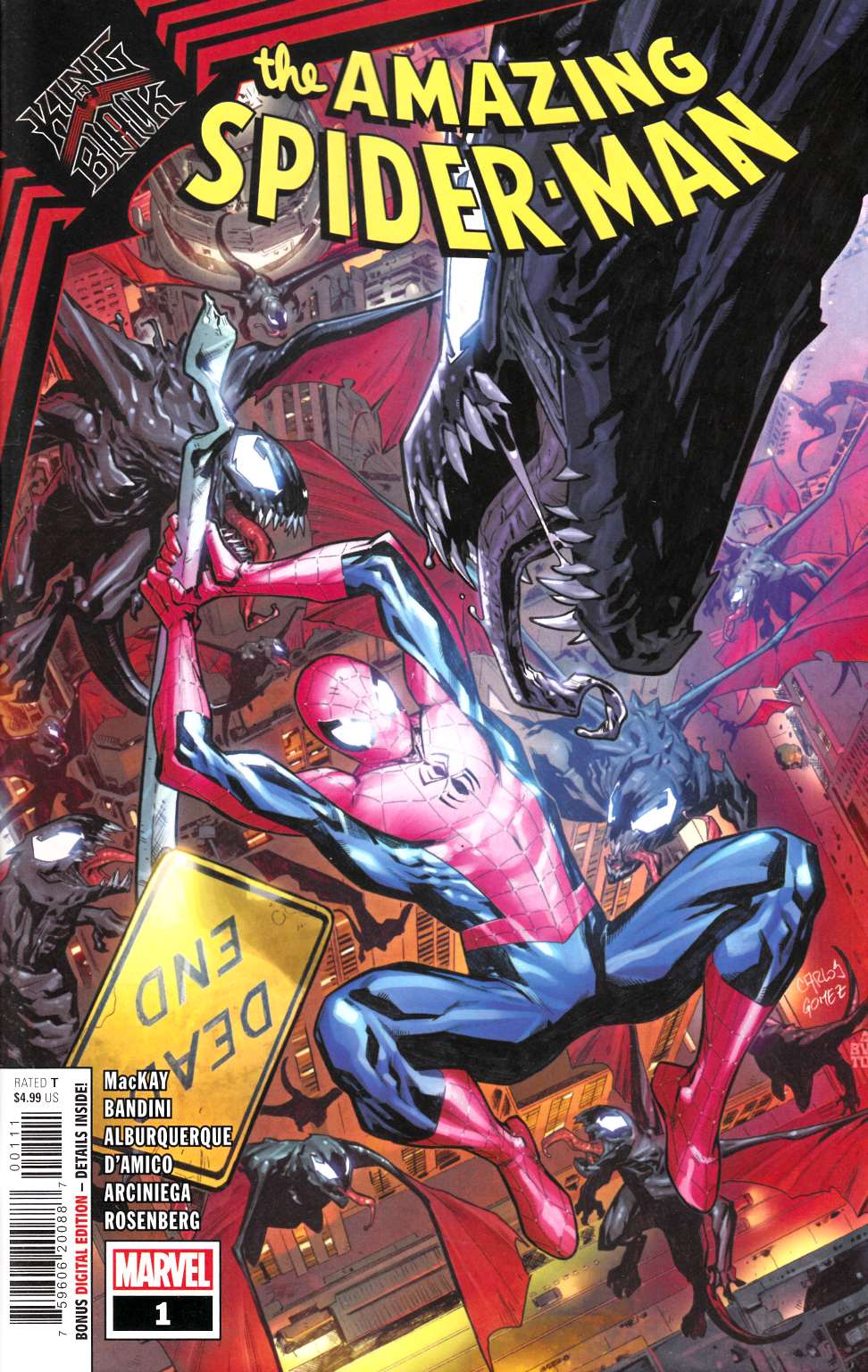King In Black Spider-Man #1 Near Mint (9.4) [Marvel Comic] THUMBNAIL