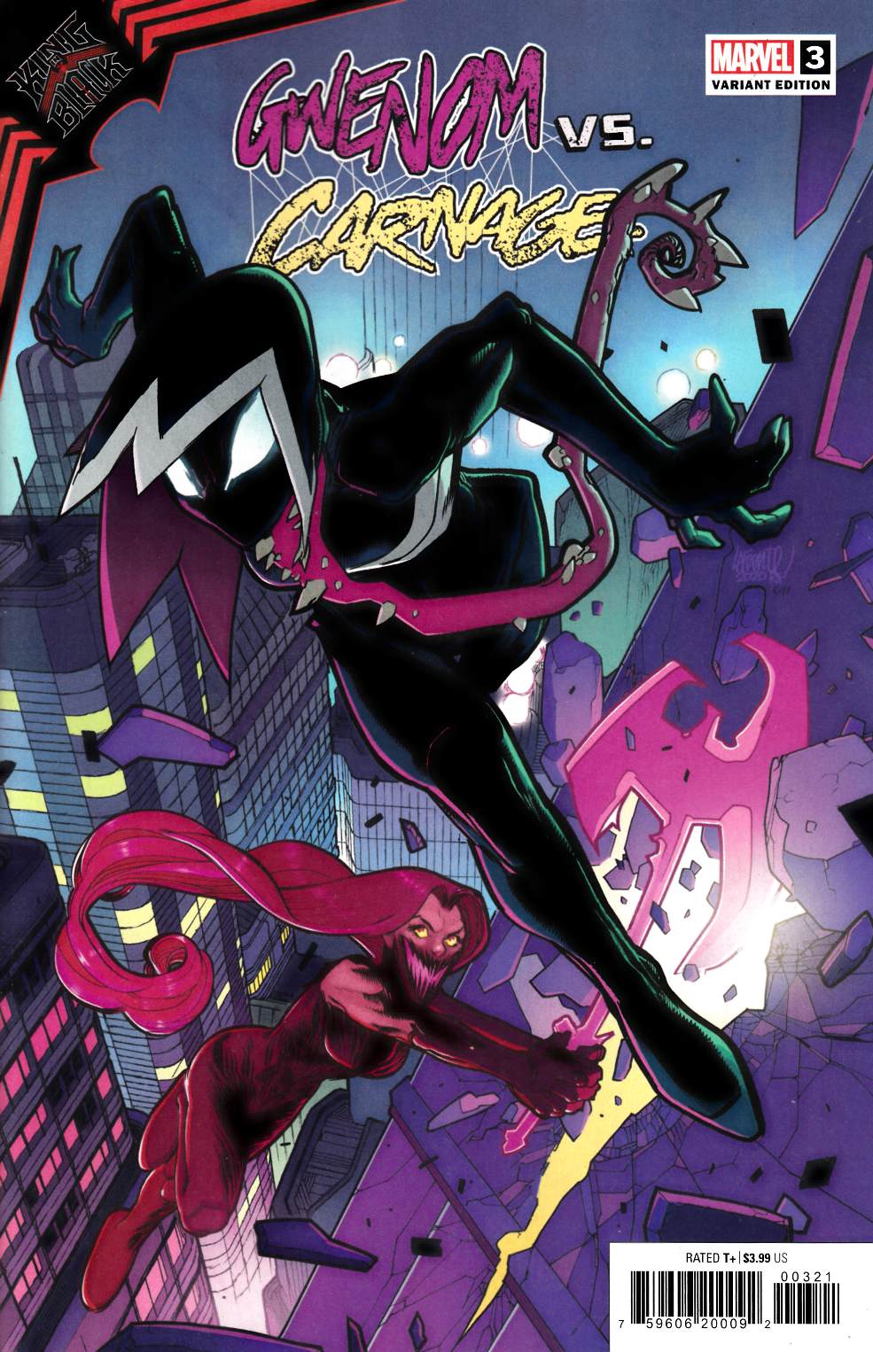King In Black Gwenom vs Carnage #3 Cover B Near Mint (9.4) [Marvel Comic] THUMBNAIL