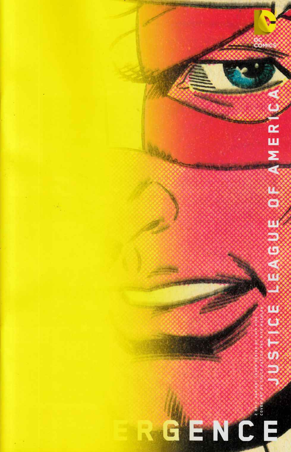 Convergence Justice League America #2 Chip Kidd Variant Cover [DC Comic] LARGE