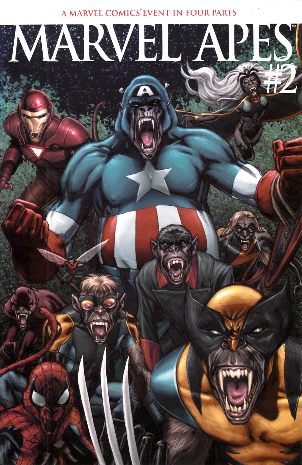 Marvel Apes #2 Jimenez Variant Cover Very Fine Plus (8.5) [Marvel Comic] THUMBNAIL