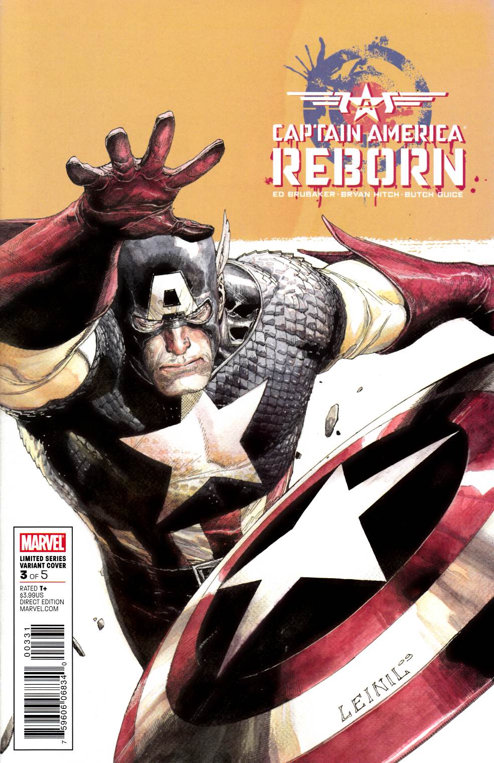 Captain America Reborn #3 Yu Variant Cover Near Mint (9.4) [Marvel Comic] MAIN