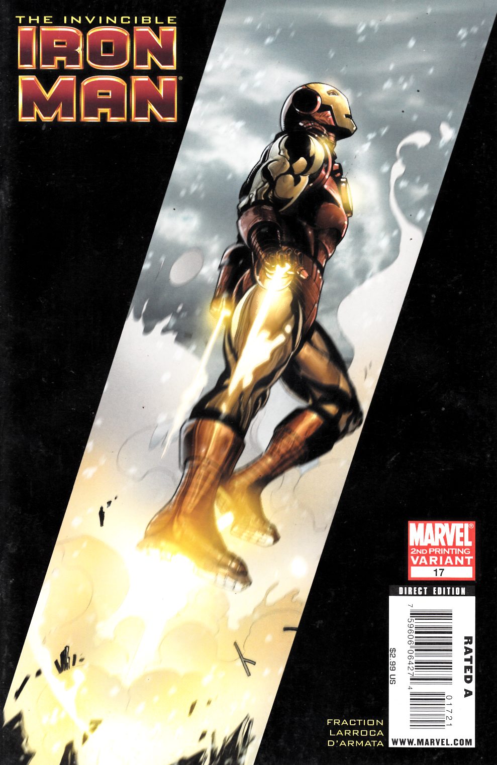 Invincible Iron Man #17 Second Printing Very Fine (8.0) [Marvel Comic] THUMBNAIL