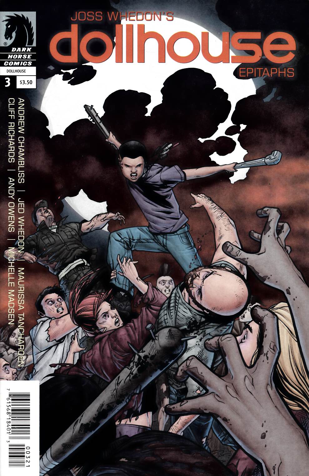 Dollhouse Epitaphs #3 Issacs Variant Cover Near Mint (9.4) [Dark Horse Comic] LARGE