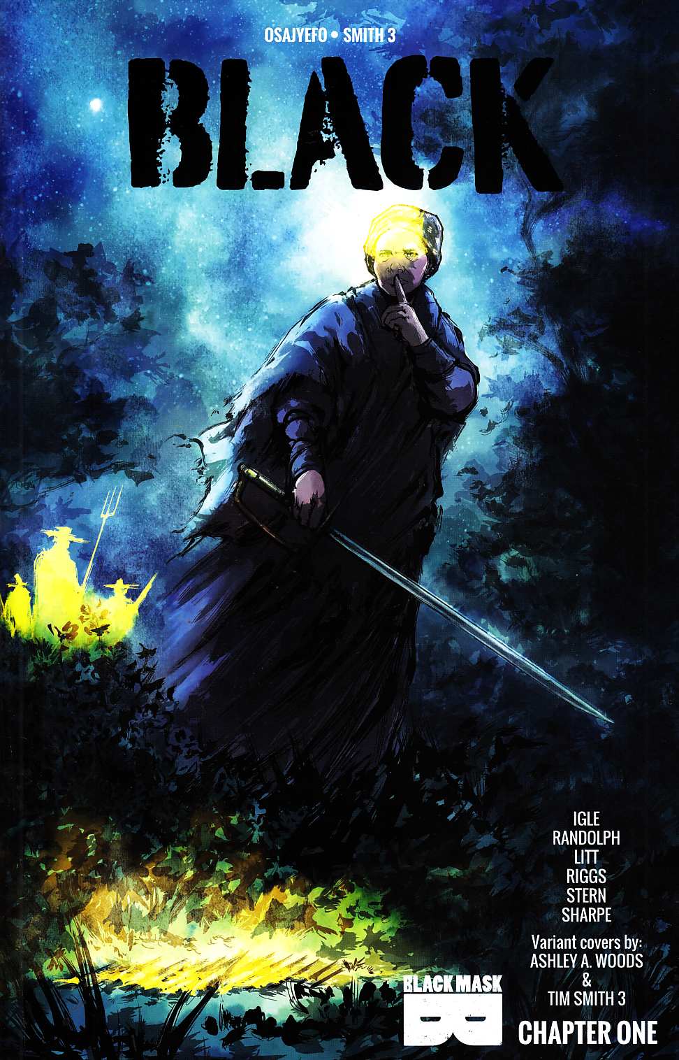 Black #1 Cover B Near Mint (9.4) [Black Mask Comic] LARGE