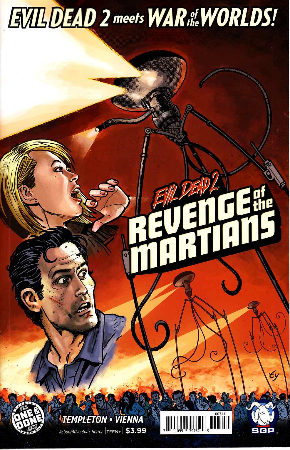 Evil Dead 2 Revenge of the Martians (One Shot) Cover B [Space Goat Comic] THUMBNAIL