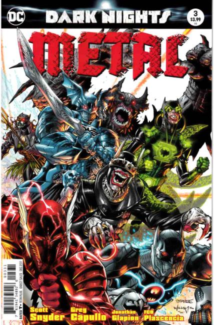 Dark Nights Metal #3 Lee Variant Cover Near Mint (9.4) [DC Comic] THUMBNAIL