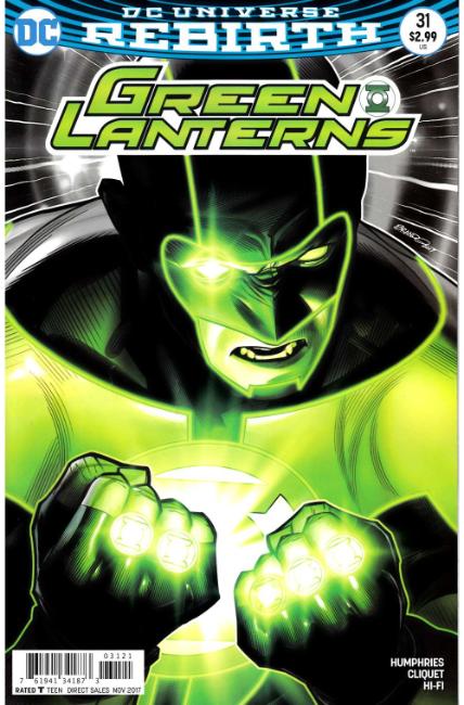 Green Lanterns #31 Peterson Variant Cover [DC Comic] LARGE