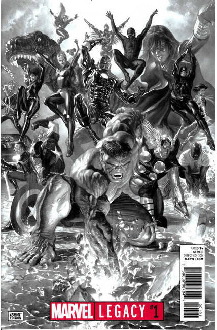 Marvel Legacy #1 Ross B&W Variant Cover [Marvel Comic] LARGE
