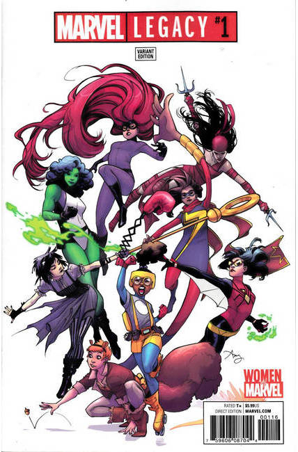 Marvel Legacy #1 Reeder Women of Marvel Variant Cover [Marvel Comic] THUMBNAIL