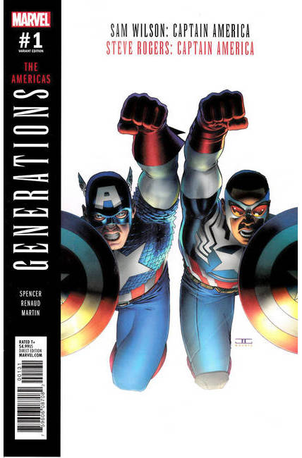 Generations Captain Americas #1 Cassady Variant Cover [Marvel Comic] THUMBNAIL