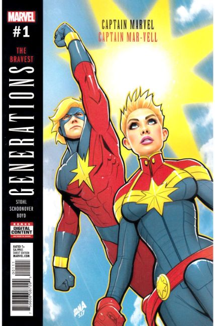 Generations Capt Marvel & Capt Mar-Vell #1 [Marvel Comic] LARGE