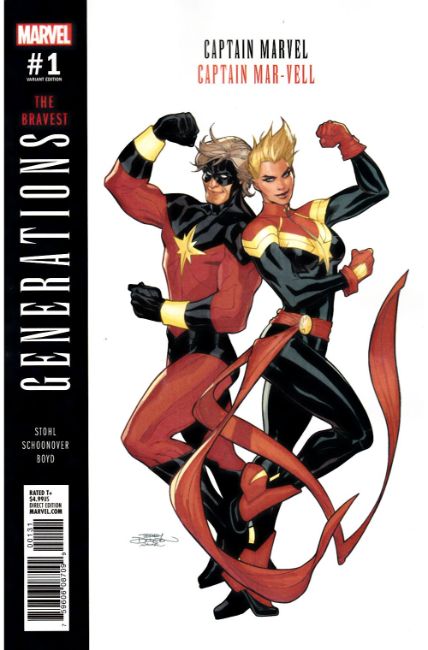 Generations Capt Marvel & Capt Mar-Vell #1 Dodson Variant Cover [Marvel Comic] THUMBNAIL