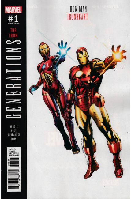Generations Iron Man & Ironheart #1 Coipel Variant Cover [Marvel Comic] THUMBNAIL