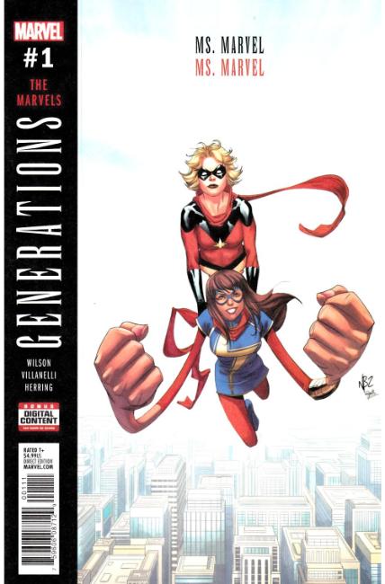 Generations Ms Marvel & Ms Marvel #1 Very Fine (8.0) [Marvel Comic] LARGE