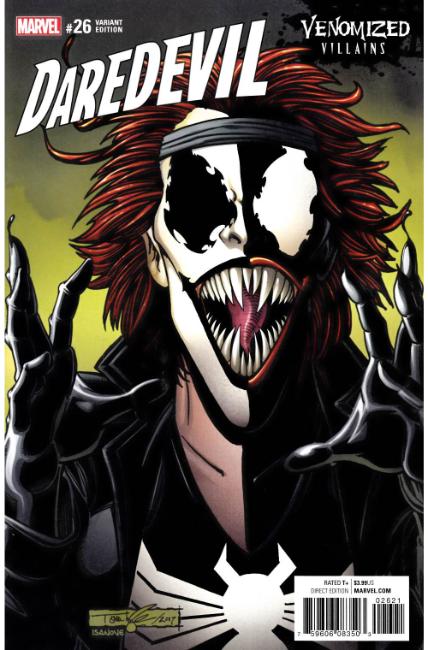 Daredevil #26 Lyle Venomized Typhoid Mary Variant Cover [Marvel Comic] THUMBNAIL
