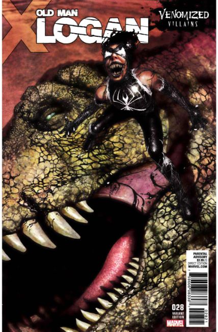 Old Man Logan #28 Razzah Venomized Ashley Barton Variant Cover Near Mint (9.4) [Marvel Comic] LARGE