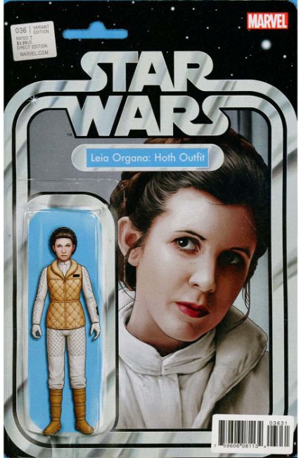 Star Wars #36 Christopher Action Figure Variant Cover [Marvel Comic] LARGE