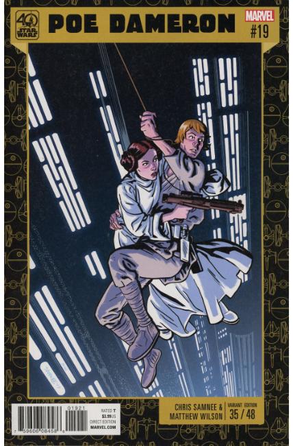 Star Wars Poe Dameron #19 40th Anniversary Variant Cover [Marvel Comic] LARGE