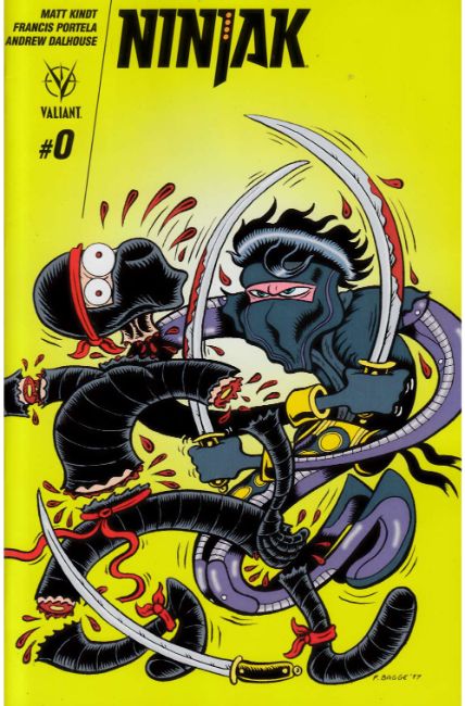 Ninjak #0 Cover E- Bagge Incentive [Valiant Comic] THUMBNAIL