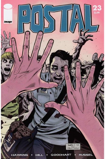 Postal #23 Cover B- Walking Dead #51 Tribute Cover [Image Comic] LARGE