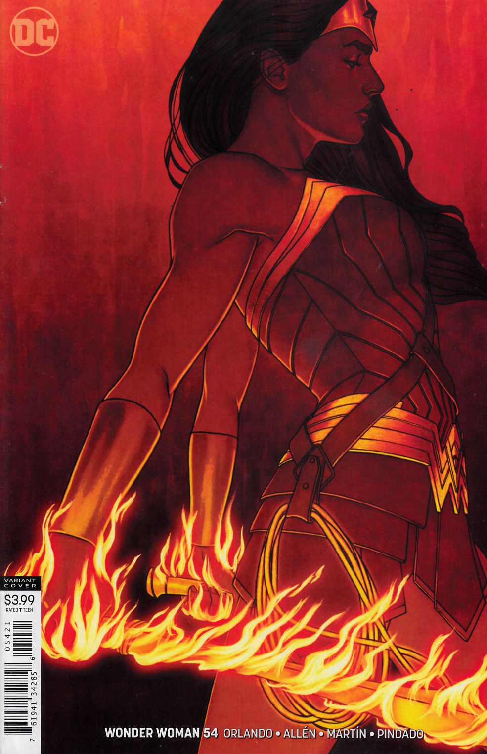 Wonder Woman #54 Frison Variant Cover Very Fine (8.0) [DC Comic] LARGE