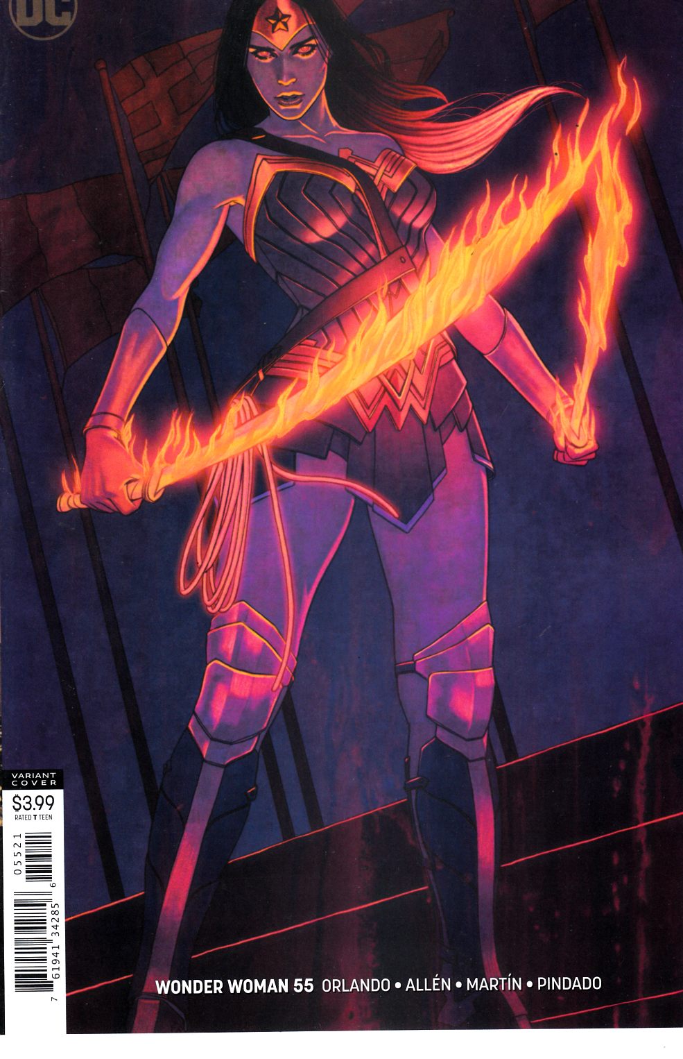 Wonder Woman #55 Frison Variant Cover Fine (6.0) [DC Comic] LARGE