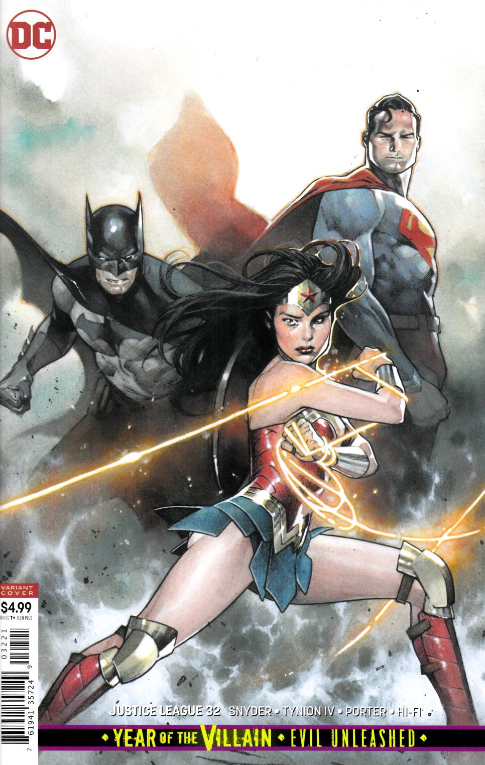 Justice League #32 Coipel Variant Cover Near Mint (9.4) [DC Comic] THUMBNAIL